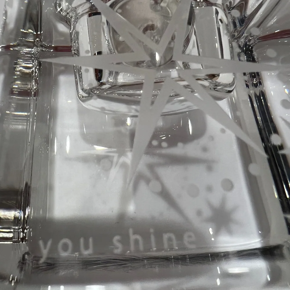Orrefors crystal Ice Cube votive A - Picture 5 of 8
